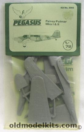 Pegasus 1/72 Fairey Fulmar Mk.I or Mk.II - FAA or USAAF - Bagged, 3002 plastic model kit